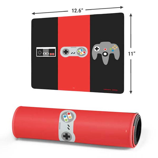 Evolution of Nintendo Gaming Controller Mousepad