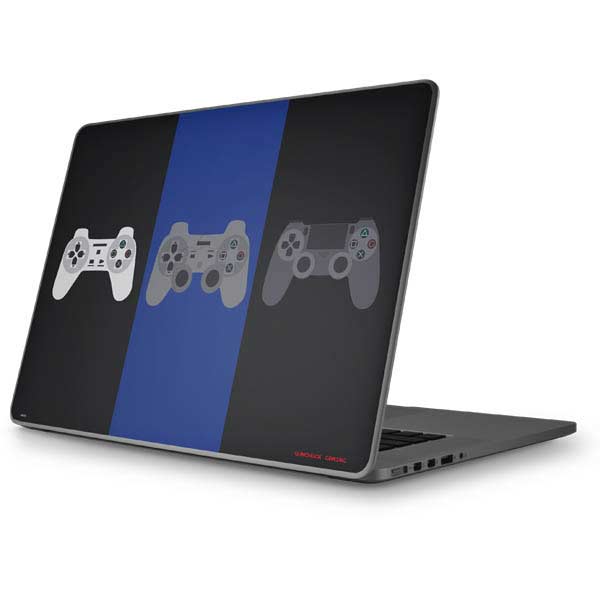 Evolution of Playstation Gaming Controller MacBook Skins
