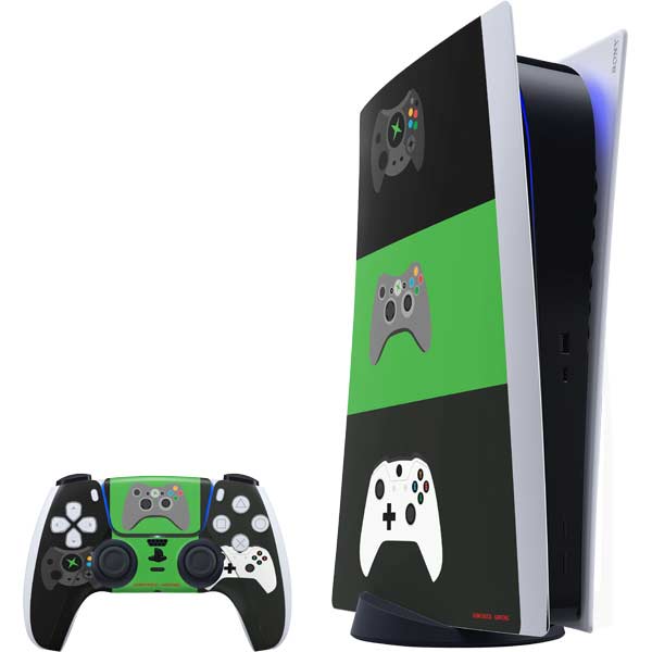 Evolution of Xbox Gaming Controller PlayStation PS5 Skins
