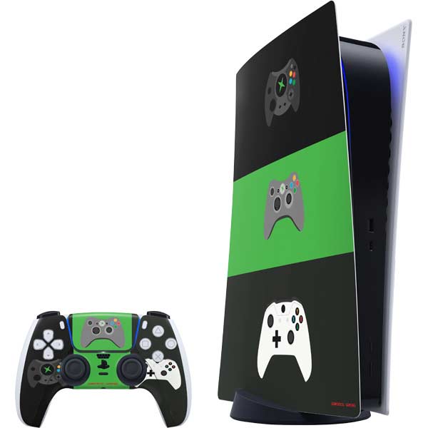 Evolution of Xbox Gaming Controller PlayStation PS5 Skins