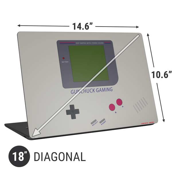 Retro Game Boy Design Laptop Skins