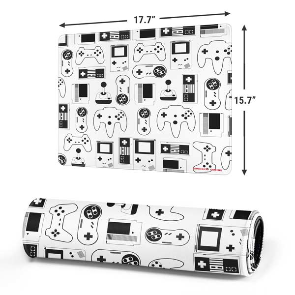 Retro Gaming Design Pattern Mousepad