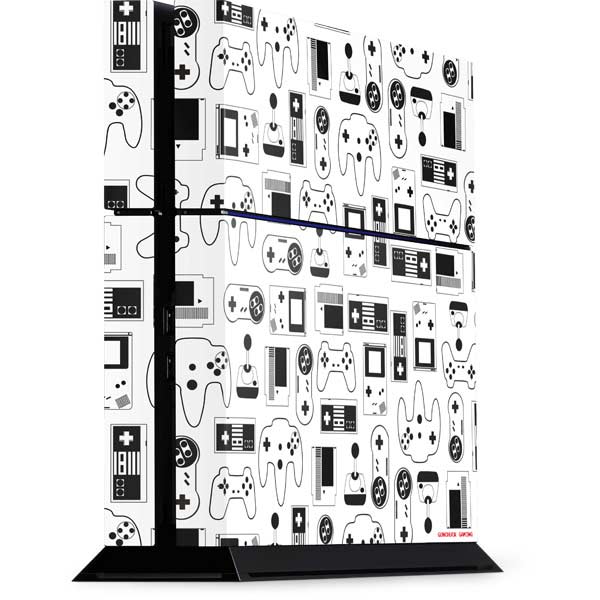 Retro Gaming Design Pattern PlayStation PS4 Skins