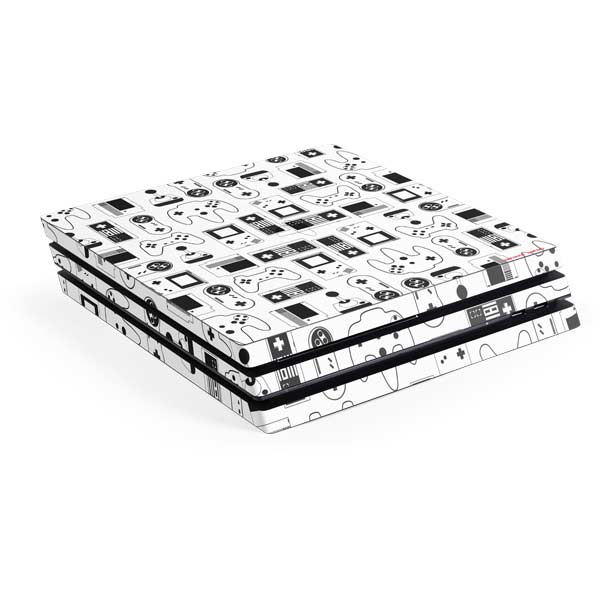 Retro Gaming Design Pattern PlayStation PS4 Skins