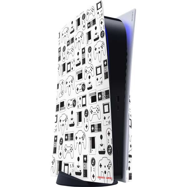 Retro Gaming Design Pattern PlayStation PS5 Skins