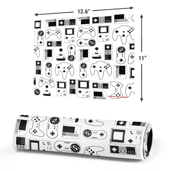 Retro Gaming Design Pattern Mousepad