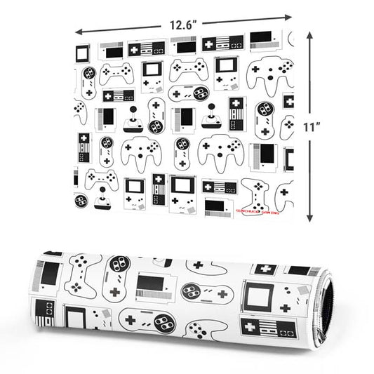Retro Gaming Design Pattern Mousepad