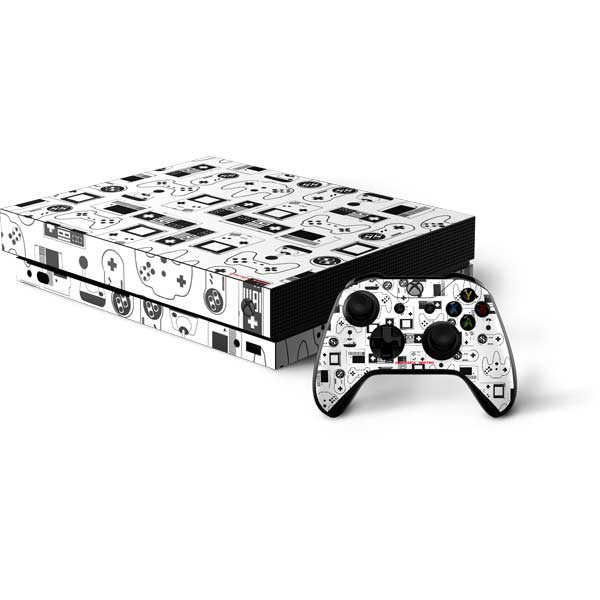 Retro Gaming Design Pattern Xbox One Skins