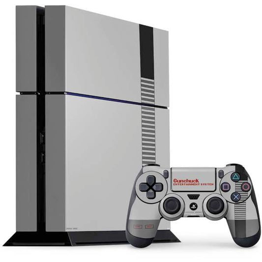 Retro Nintendo Console Design PlayStation PS4 Skins