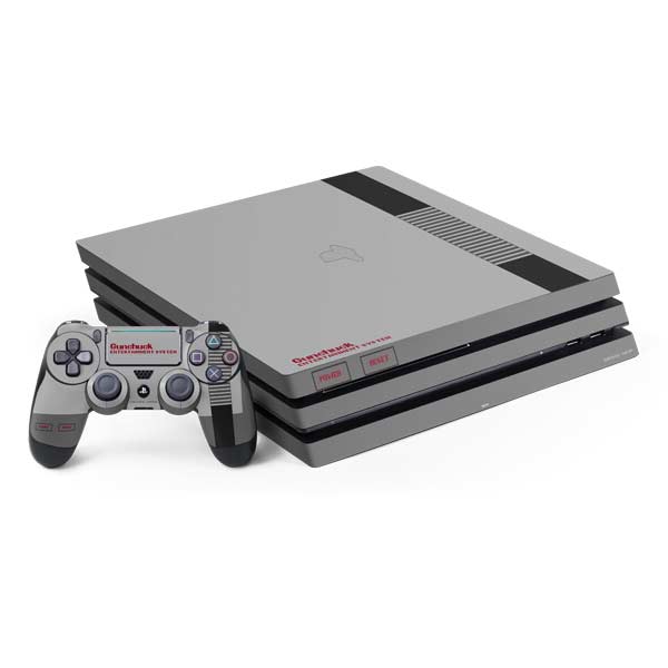 Retro Nintendo Console Design PlayStation PS4 Skins