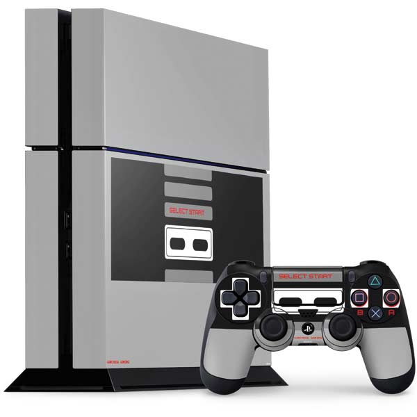 Retro Nintendo Controller design PlayStation PS4 Skins