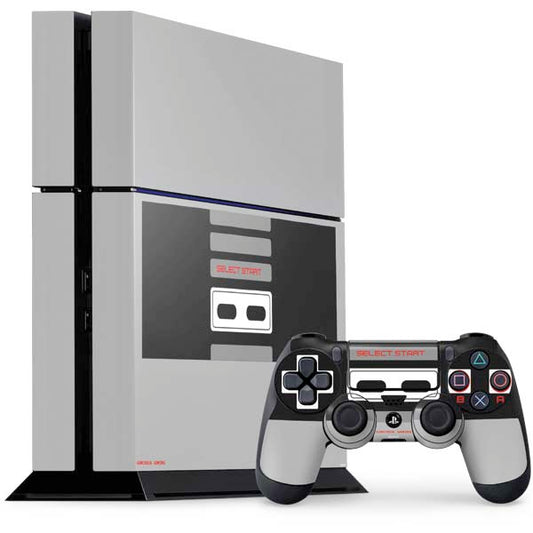 Retro Nintendo Controller design PlayStation PS4 Skins