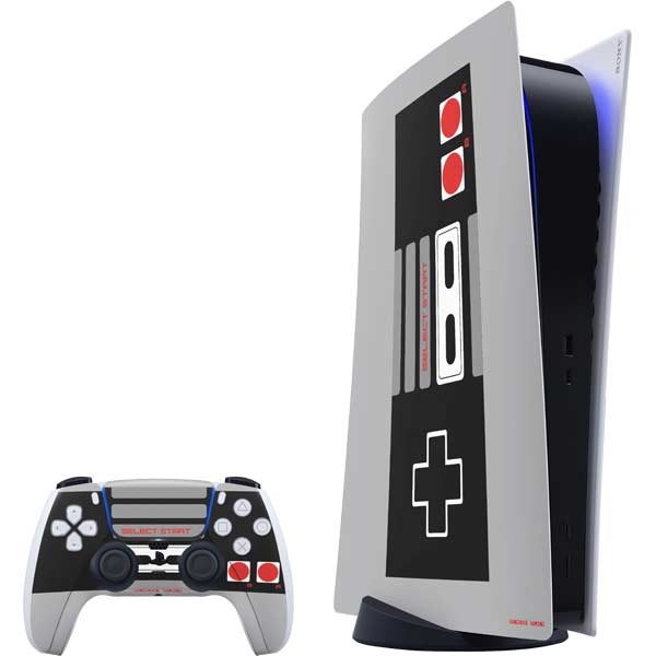 Retro Nintendo Controller design PlayStation PS5 Skins
