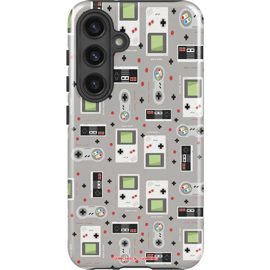 Retro Nintendo Gaming Pattern Galaxy Cases