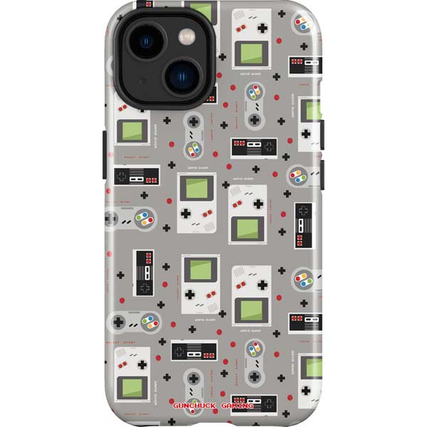 Retro Nintendo Gaming Pattern iPhone Cases
