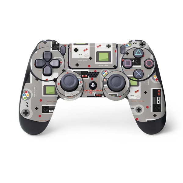Retro Nintendo Gaming Pattern PlayStation PS4 Skins