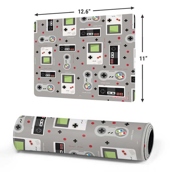 Retro Nintendo Gaming Pattern Mousepad