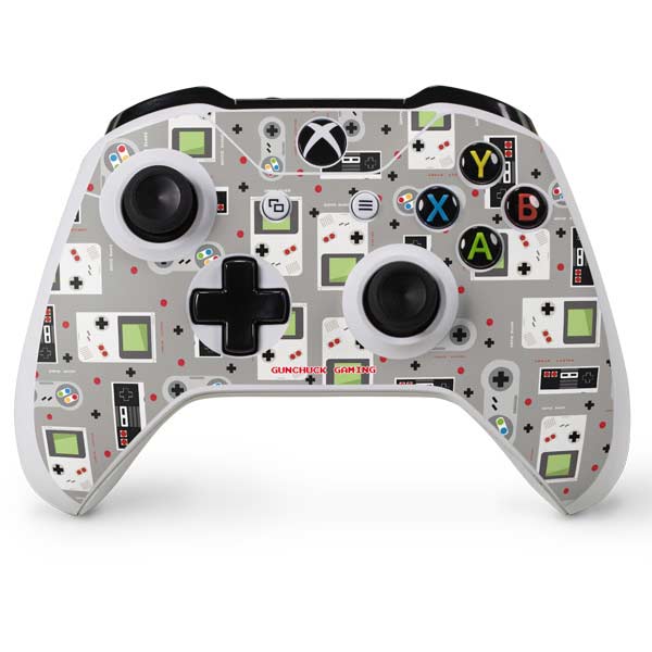 Retro Nintendo Gaming Pattern Xbox One Skins