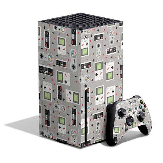 Retro Nintendo Gaming Pattern Xbox Series X Skins