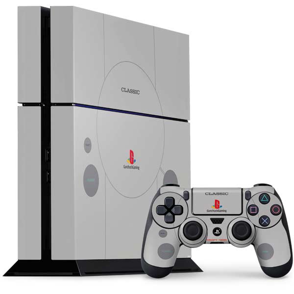 Retro Playstation Console Design PlayStation PS4 Skins