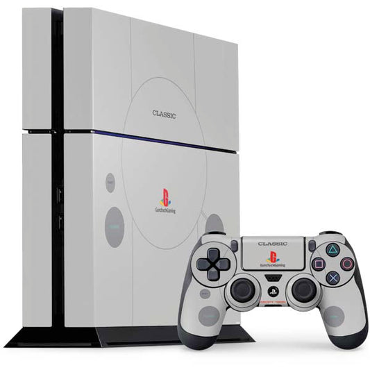 Retro Playstation Console Design PlayStation PS4 Skins