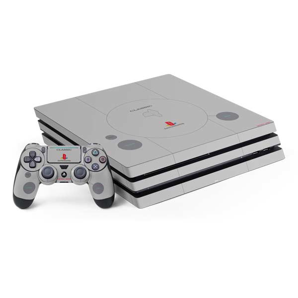 Retro Playstation Console Design PlayStation PS4 Skins