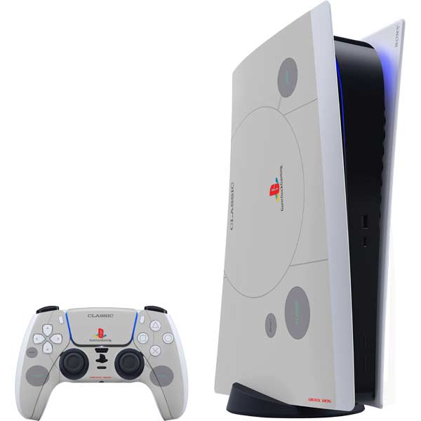 Retro Playstation Console Design PlayStation PS5 Skins
