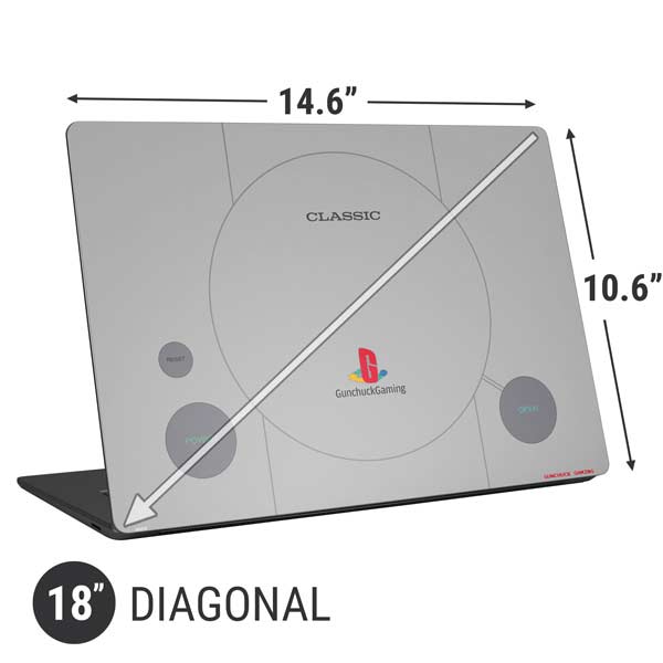 Retro Playstation Console Design Laptop Skins