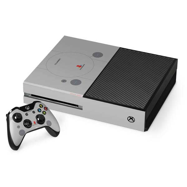 Retro Playstation Console Design Xbox One Skins