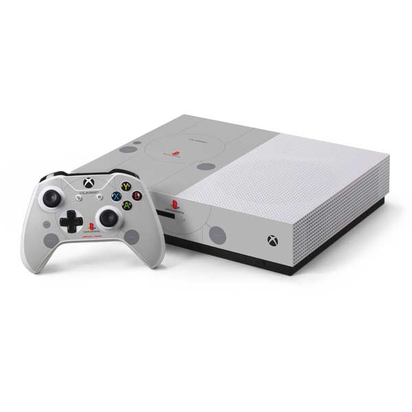 Retro Playstation Console Design Xbox One Skins