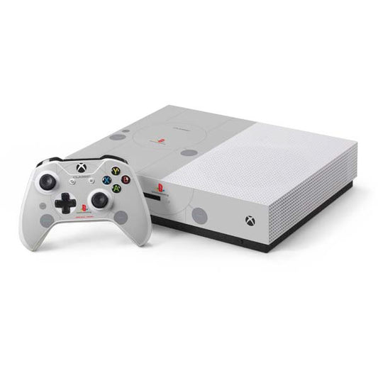 Retro Playstation Console Design Xbox One Skins