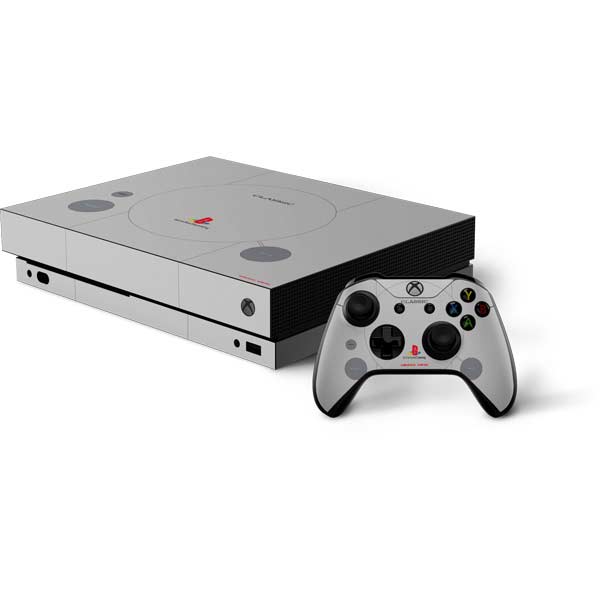 Retro Playstation Console Design Xbox One Skins