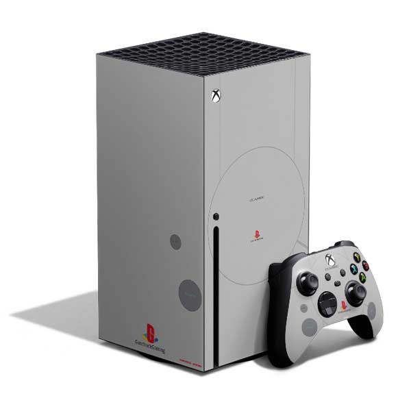 Retro Playstation Console Design Xbox Series X Skins