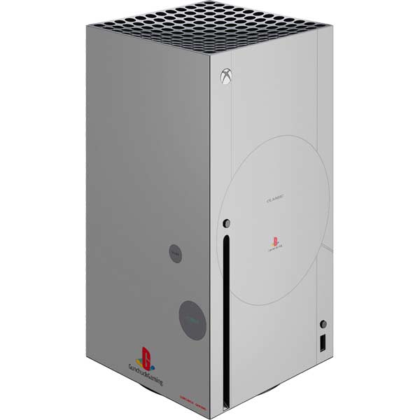 Retro Playstation Console Design Xbox Series X Skins
