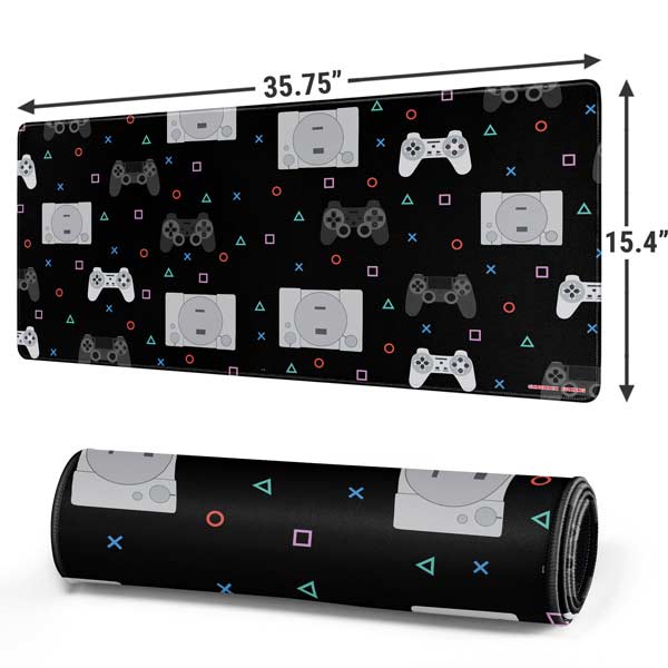 Retro Playstation Gaming Pattern Mousepad