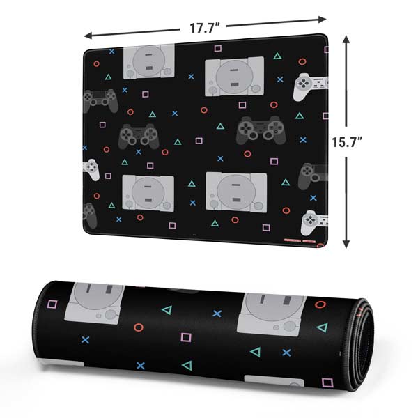 Retro Playstation Gaming Pattern Mousepad