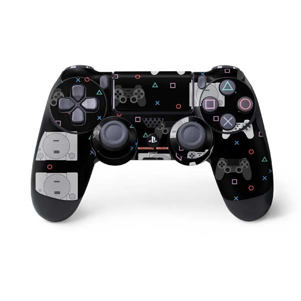 Retro Playstation Gaming Pattern PlayStation PS4 Skins