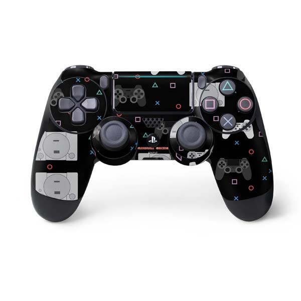 Retro Playstation Gaming Pattern PlayStation PS4 Skins