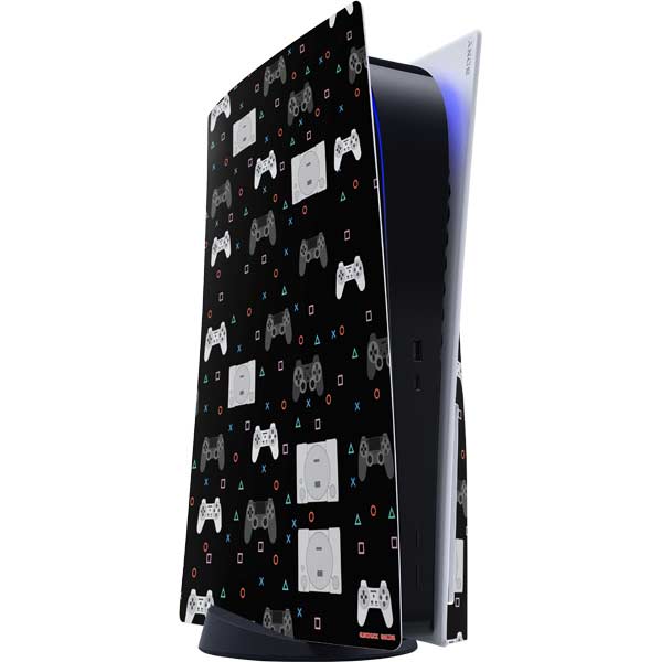 Retro Playstation Gaming Pattern PlayStation PS5 Skins