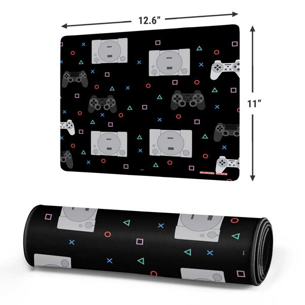 Retro Playstation Gaming Pattern Mousepad