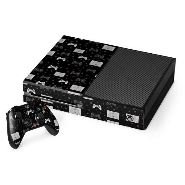 Retro Playstation Gaming Pattern Xbox One Skins