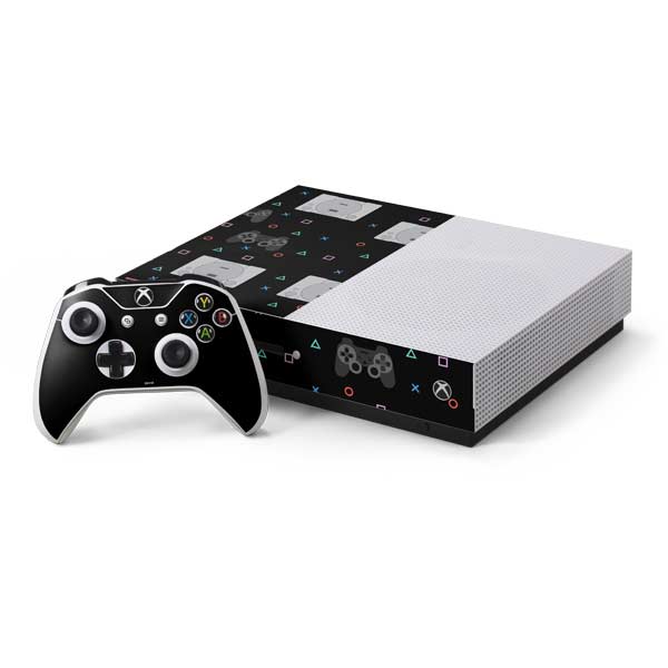 Retro Playstation Gaming Pattern Xbox One Skins