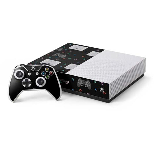 Retro Playstation Gaming Pattern Xbox One Skins
