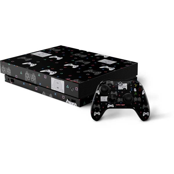 Retro Playstation Gaming Pattern Xbox One Skins