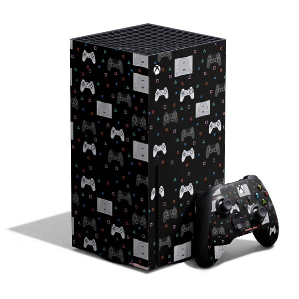 Retro Playstation Gaming Pattern Xbox Series X Skins