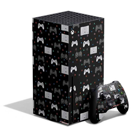 Retro Playstation Gaming Pattern Xbox Series X Skins