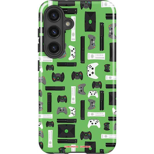 Retro Xbox Gaming Pattern Galaxy Cases