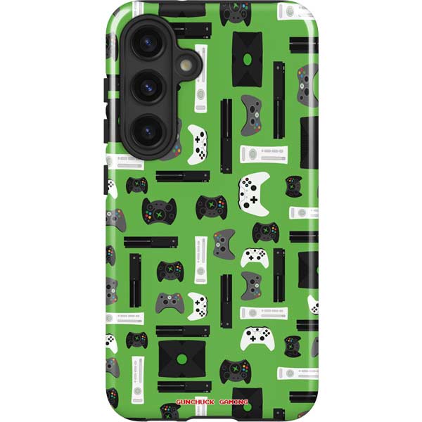 Retro Xbox Gaming Pattern Galaxy Cases