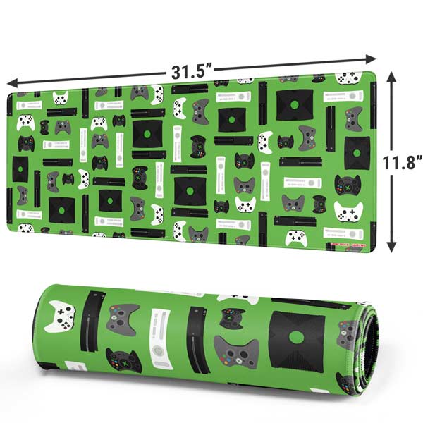 Retro Xbox Gaming Pattern Mousepad