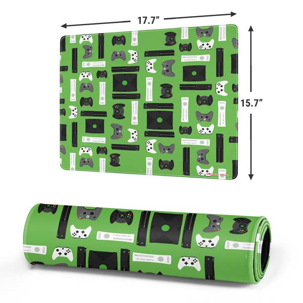 Retro Xbox Gaming Pattern Mousepad